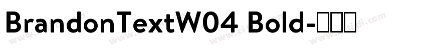BrandonTextW04 Bold字体转换